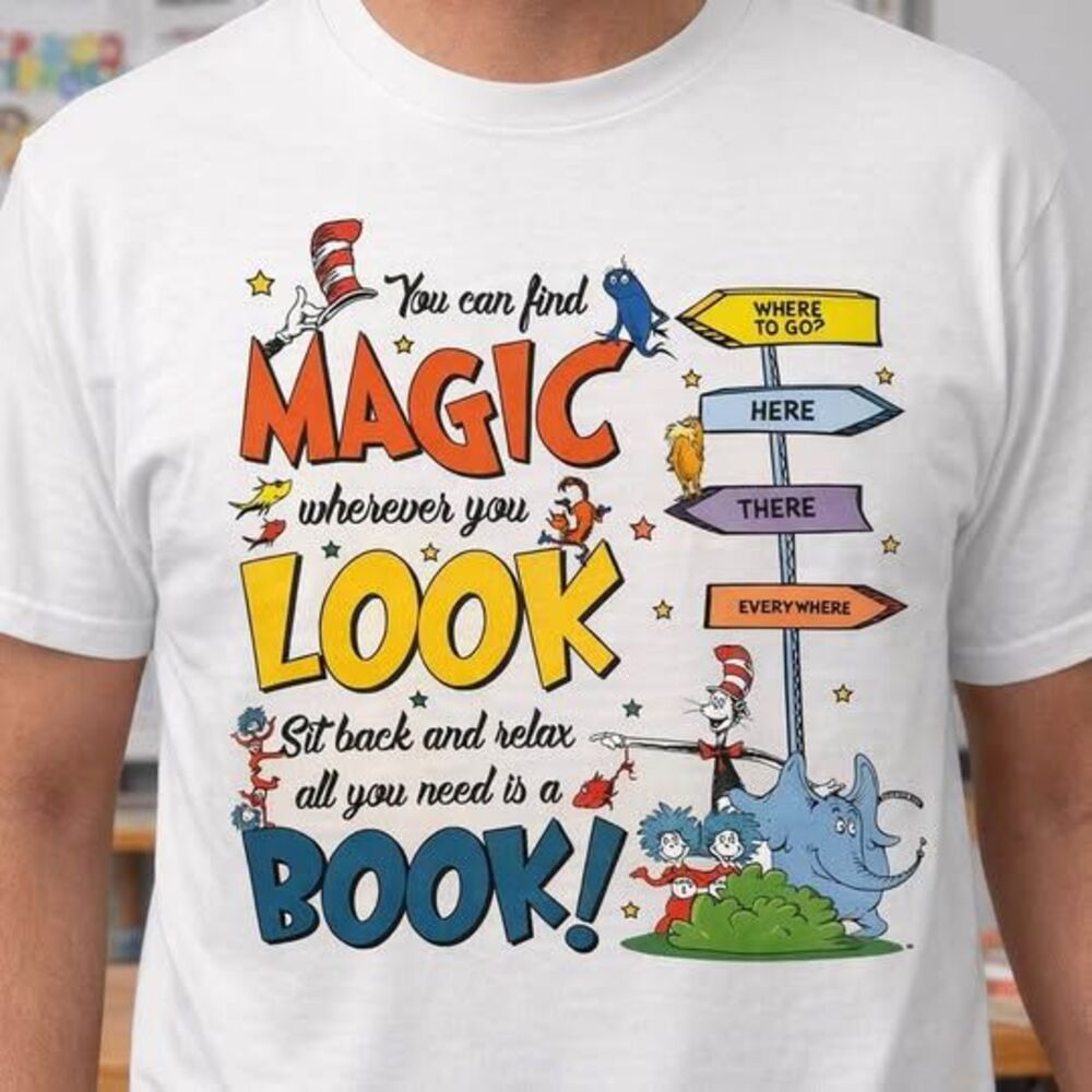 Dr Suess Tshirt Made To Order You Pick Color Only One Left Teachers S-XL
